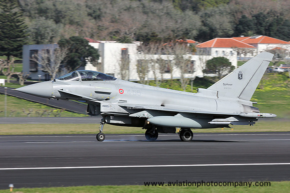 Italian Air Force 4 Stormo Eurofighter F-2000A MM7311/4-55 at Lajes (2020)