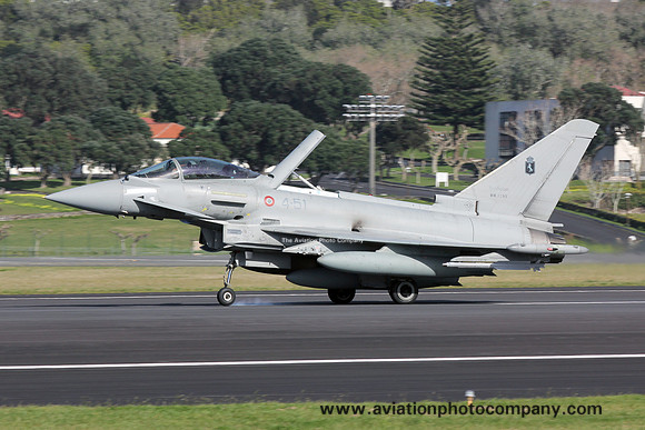 Italian Air Force 4 Stormo Eurofighter F-2000A MM7295/4-51 at Lajes (2020)