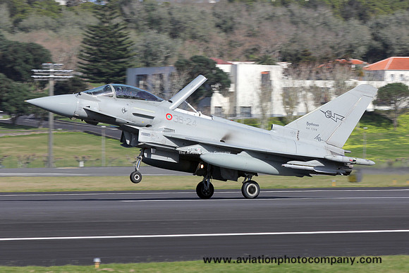 Italian Air Force 36 Stormo Eurofighter F-2000A MM7298/36-24 at Lajes (2020)