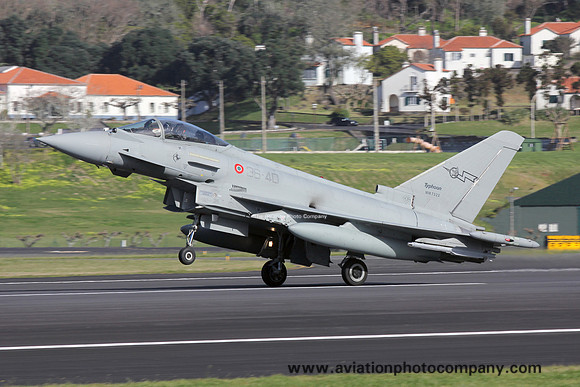 Italian Air Force 36 Stormo Eurofighter F-2000A MM7322/36-40 at Lajes (2020)