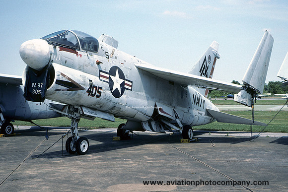 US Navy LTV A-7B Corsair 154456/ND-405 at NATTC Memphis (1993)