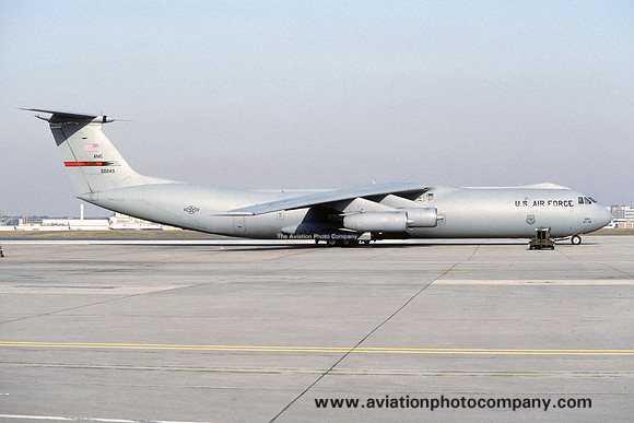 USAF 60 AW Lockheed C-141B Starlifter 65-0243 at Rhein Main AB (1994)