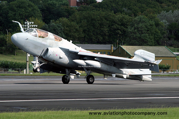 US Marines VMAQ-4 Grumman EA-6B Prowler 162227/CY-04 at Lajes (2009)