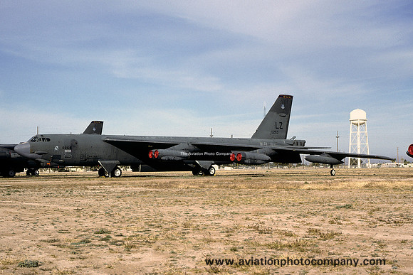 USAF 42 BW Boeing B-52G Stratofortress 58-0253/LZ at AMARC Davis Monthan (1994)