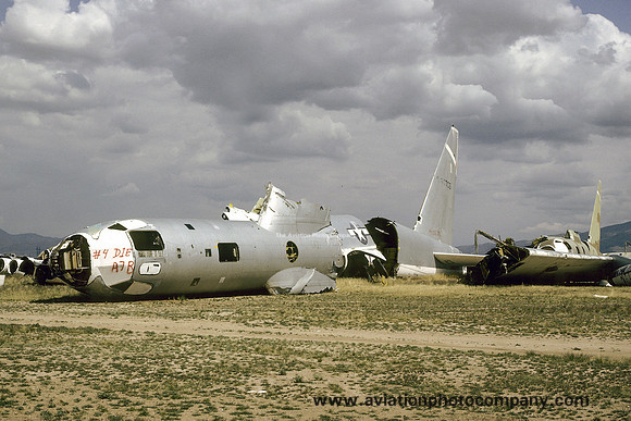USAF Boeing B-52E Stratofortress 56-0705 at AMARC Davis Monthan (1994)