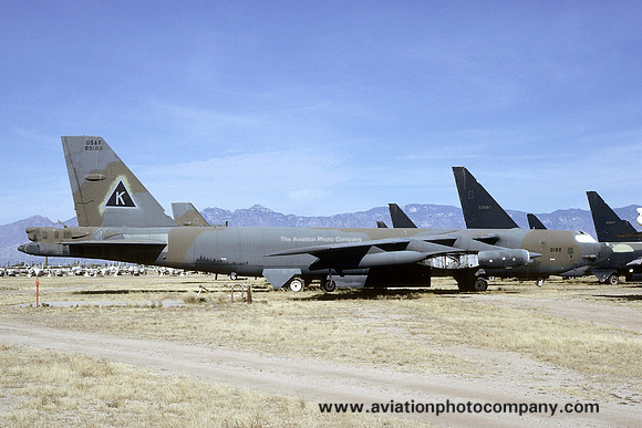 USAF 379 BW Boeing B-52G Stratofortress 58-0182 at AMARC Davis Monthan (1994)