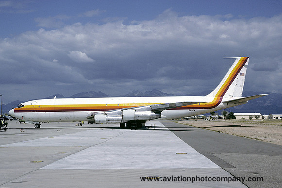 USAF Boeing C-137C 68-11174 for E-8 conversion at Davis Monthan AFB (1994)