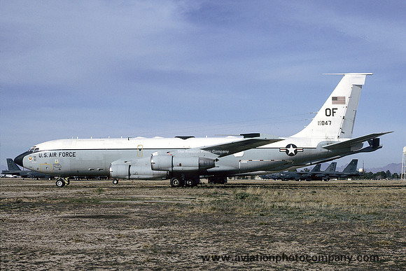 USAF 55 WG Boeing EC-135C 63-8047/OF at AMARC Davis Monthan (1994)