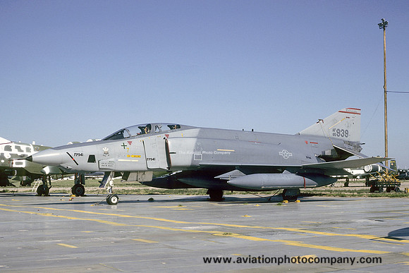 USAF Nebraska ANG McDonnell RF-4C Phantom 65-0939 at AMARC Davis Monthan (1993)