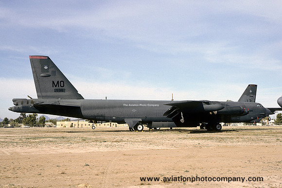 USAF 366 WG Boeing B-52G Stratofortress 59-2598/MO at AMARC Davis Monthan (1994)