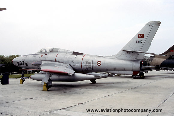 Turkish Air Force Republic RF-84F 11917 at the Turkish Air Force Museum