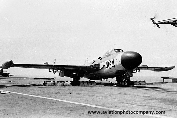 Royal Navy 893 Squadron De Havilland Sea Venom FAW.21 coded "R464"