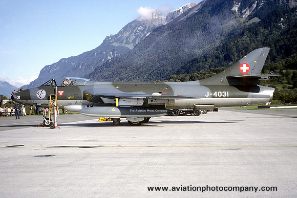Swiss Air Force Hawker Hunter F.58 J-4031 (1983)
