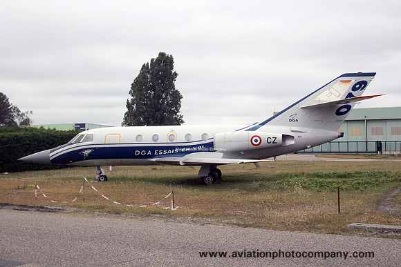 DGA-EV Dassault Falcon 20 079/CZ displayed at Cazaux (2024)