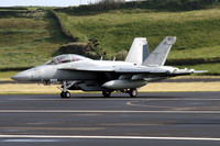 US Navy VAQ-135 Boeing EA-18G Growler 166942/NL-522 at Lajes (2012)