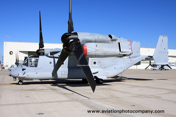 US Marines VMM-166 Bell-Boeing MV-22B Osprey 168009/YX-05 at MCAS Miramar (2012)