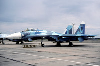 Ukrainian Air Force Sukhoi Su-27 55 blue (2004)