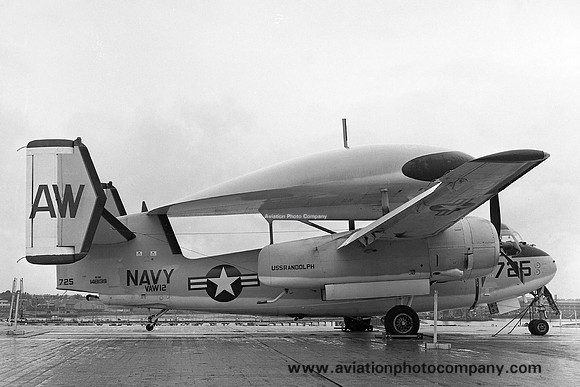 US Navy VAW-12 Grumman E-1B Tracer 148139/AW-725 on board USS Randolph (1966)