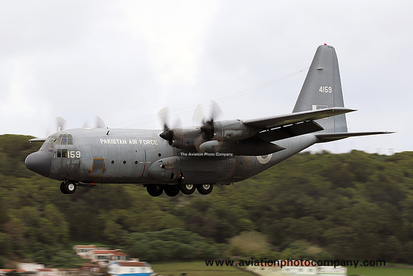 Pakistan Air Force Lockheed C-130E Hercules 4159 at Lajes (2024)