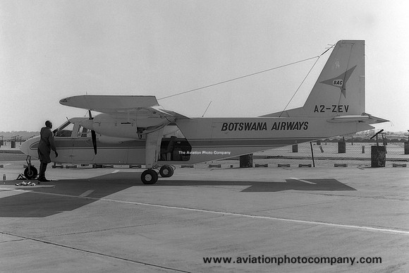 Botswana Airways Britten-Norman BN-2A Islander A2-ZEV (1971)