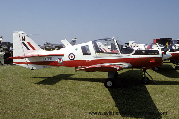 RAF East Midlands UAS SAL Bulldog T.1 XX556/M at RAF Cottesmore (2000)