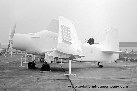 US Navy Douglas A-1E Skyraider 133867 at NAS Alameda (1965)