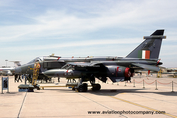 Indian Air Force SEPECAT Jaguar JS116 at Aero India 1996 Yelahanka
