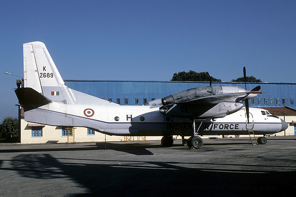 Indian Air Force Antonov An-32 K2689 at Aero India 1996 Yelahanka