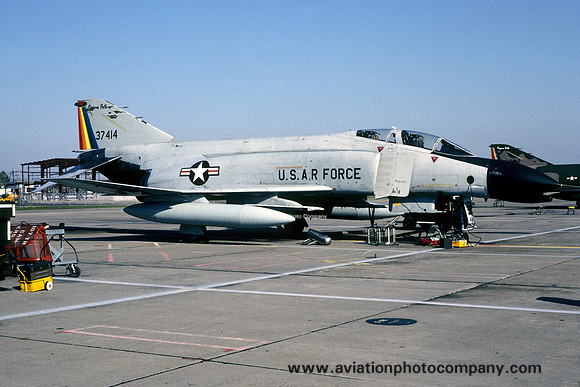 USAF New York ANG 136 FIS McDonnell F-4C Phantom 63-7414 (1982)