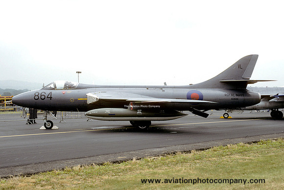 Royal Navy FRADU Hawker Hunter GA.11 XE689/VL864 (1994)