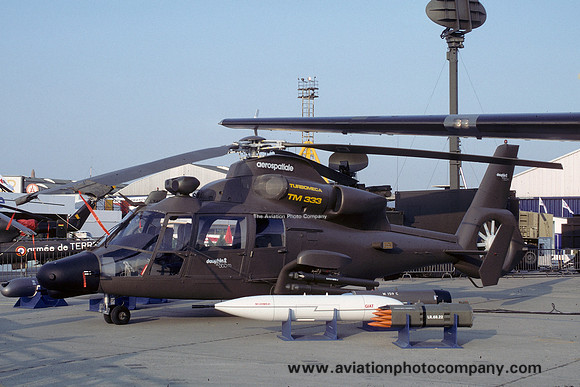Aerospatiale SA.365M Dauphin II at the Paris Air Show (1985)