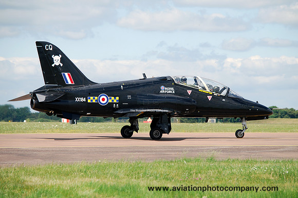 RAF 100 Squadron HS Hawk T.1 XX184/CQ at RIAT Fairford (2014)