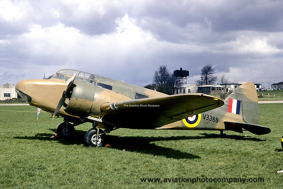 RAF Airspeed Oxford V3388 at the Skyfame Museum (1969)