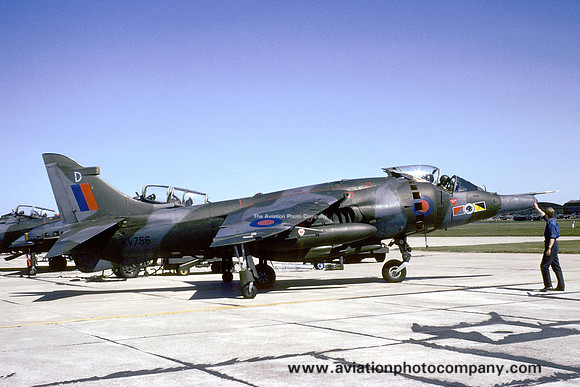 RAF 233 OCU Hawker Siddeley Harrier GR.3 XV756/D (1977)