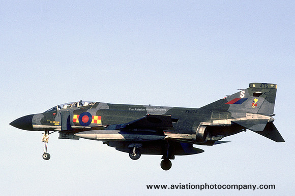 RAF 92 Squadron McDonnell F-4M Phantom FGR.2 XV475/S (1980)