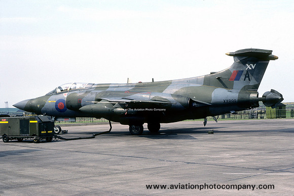 RAF 15 Squadron Blackburn Buccaneer S.2 XX899/A at RAF Lossiemouth (1981)