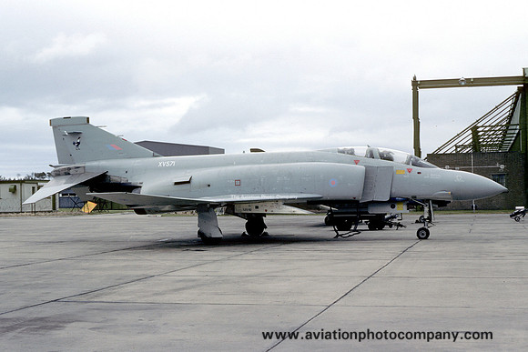 RAF 43 Squadron McDonnell F-4K Phantom FG.1 XV571 at RAF Lossiemouth (1981)