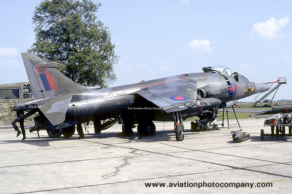 RAF 4 Squadron Hawker Siddeley Harrier GR.3 XV809/CJ (1981)