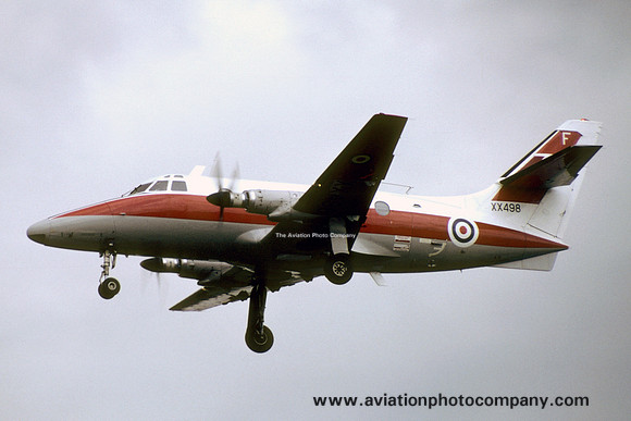 RAF 6 FTS Scottish Aviation Jetstream T.1 XX498/F (1981)