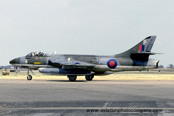 RAF 1 TWU Hawker Hunter FGA.9 XE649/P (1981)
