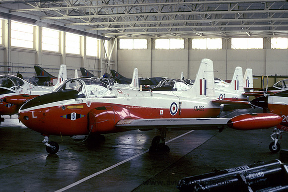 RAF Central Flying School Hunting Jet Provost T.3A XN499/L (1989)