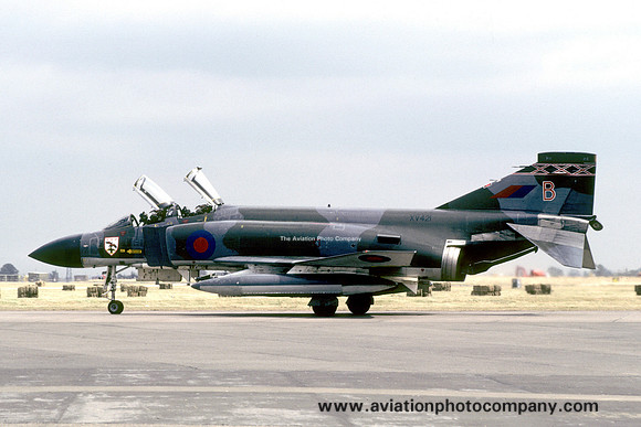 RAF 29 Squadron McDonnell F-4M Phantom FGR.2 XV421/B (1981)