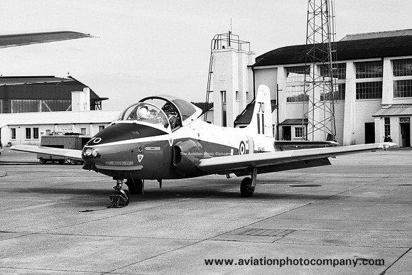RAF College Hunting Jet Provost T.5 XW411/70 at RAF Leuchars (1972)
