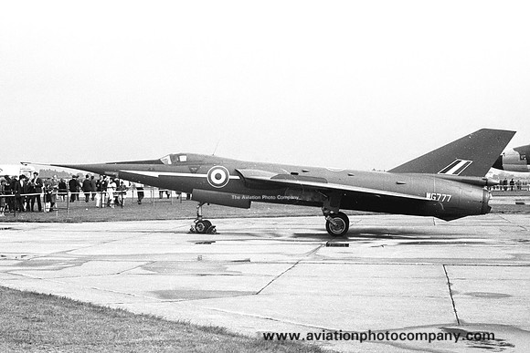 RAF Fairey FD.2 WG777 at RAF Finningley (1968)