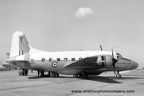 RAF 2 ANS Vickers Varsity T.1 WL672/Y (1966)