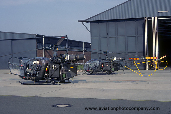 German Army HFWS Sud Alouette II 76+70 (1981)