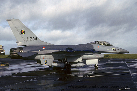 Dutch Air Force 323 Squadron General Dynamics F-16A Fighting Falcon J-234 (1984)