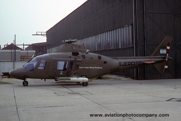 Argentinian Navy Agusta A-109A AE-331 at RNAS Yoevilton (1982)