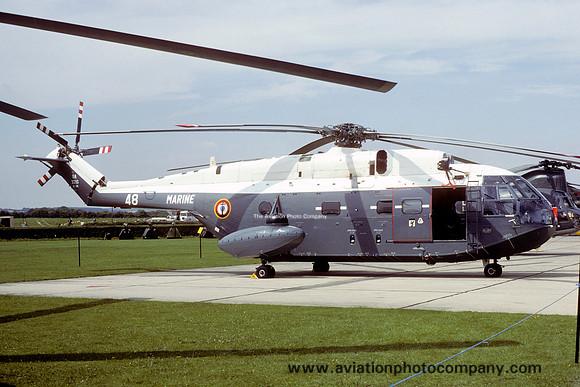French Navy 32F Sud SA.321G Super Frelon 148 (1982)