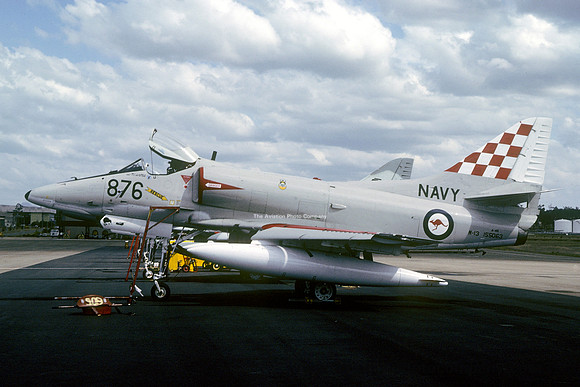 Royal Australian Navy 805 Squadron Douglas A-4G Skyhawk N13-155063/876 (1981)